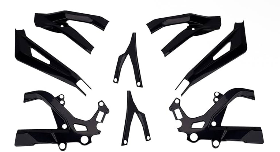 Glossy Black Frame Guards - Surron LBX