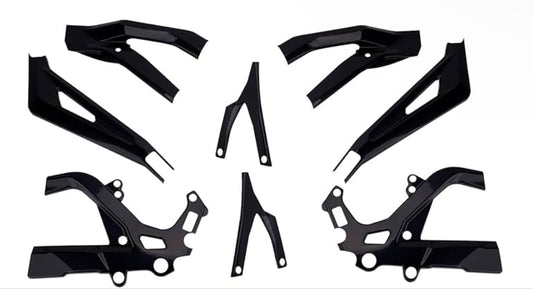 Glossy Black Frame Guards - Surron LBX